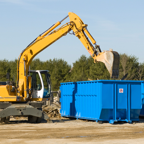 what kind of customer support is available for residential dumpster rentals in Charlotteville